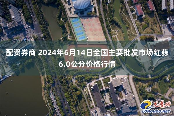 配资券商 2024年6月14日全国主要批发市场红蒜6.0公分价格行情