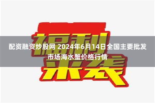 配资融资炒股网 2024年6月14日全国主要批发市场海水蟹价格行情