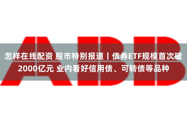 怎样在线配资 股市特别报道丨债券ETF规模首次破2000亿元 业内看好信用债、可转债等品种