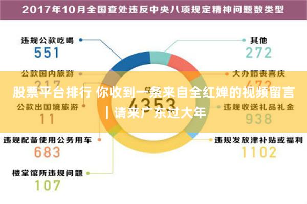 股票平台排行 你收到一条来自全红婵的视频留言｜请来广东过大年